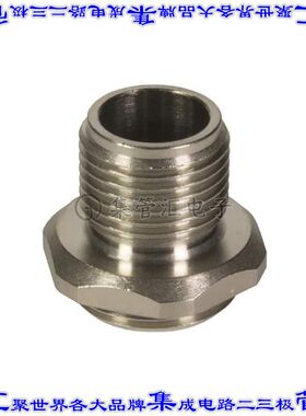 21410000012 圆形连接器插件壳银色面板安装