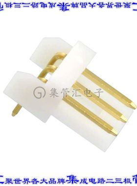 176153-3 针座连接器3POS接头2.5mm公形插针通孔直角