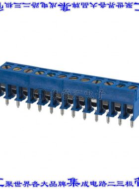 OSTTE120161 线对板连接器12POS接线端子3.5mm通孔水平带板