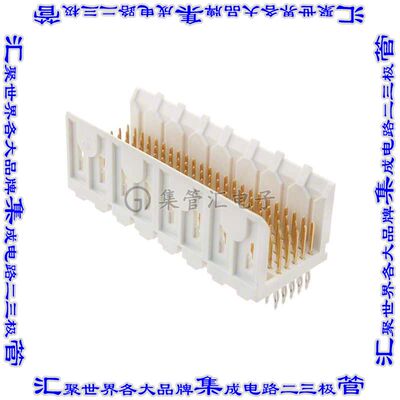 5223002-4 背板连接器120POS接头公引脚5排2mm通孔天然色