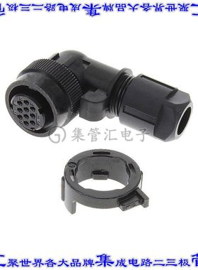 JN2VFS10SL2 圆形连接器10POS插头外壳用于母插口黑色自由悬挂直