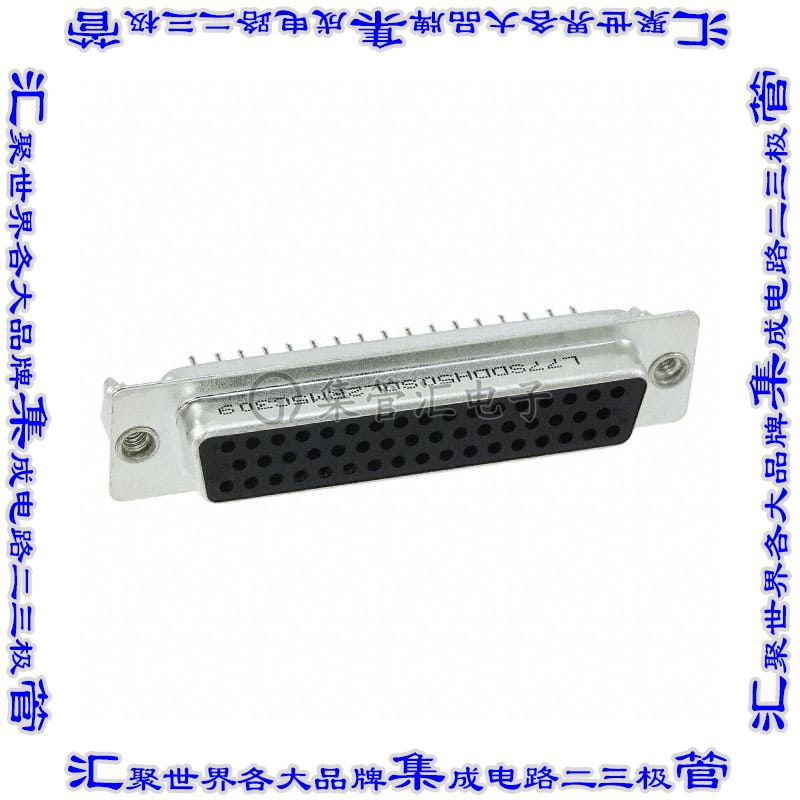 L77SDDH50SOL2RM5C309 连接器50POS插座母插口3排D-Sub通孔