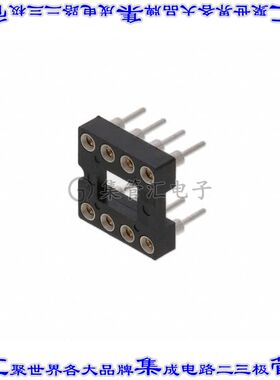 ICA-308-SST 连接器IC插座DIP 7.62mm插口8(2 x 4)位置镀金通孔