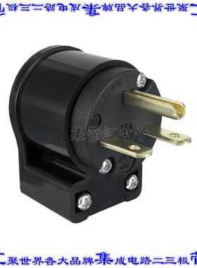 Q-720-RA 接插件连接器15A 250VAC NEMA 6-15P ANGLED STR