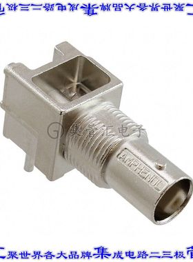 112990 同轴连接器BNC插头公引脚焊接75欧姆自由悬挂直角