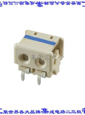 1-2106489-2 连接器2POS单条导线4mm通孔直角IDC20AWG天然色