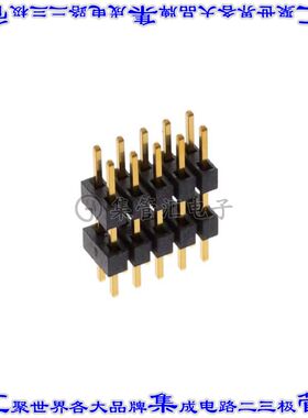 TW-05-03-G-D-260-125 连接器10POS针座间隔柱2排2mm通孔镀金