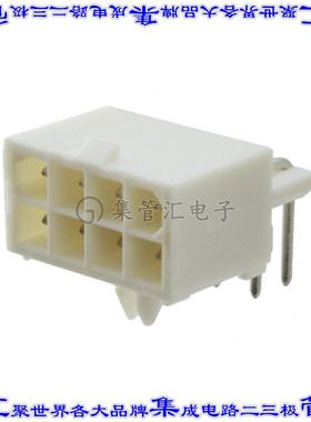 770970-1 针座连接器8POS接头2排4.14mm公形插针通孔直角锡