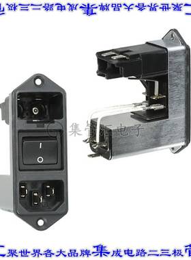 CD64.1101.151 电源接入连接器3POS插座公插片模块IEC320-C14面板