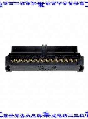 2-111623-2 矩形连接器26POS插座2排2mm母插口黑色IDC镀金自由悬