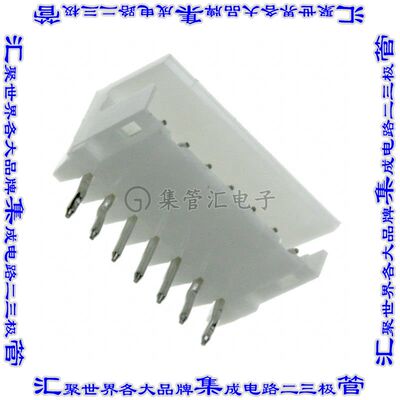 292250-7 针座连接器7POS接头2mm公形插针通孔直角锡