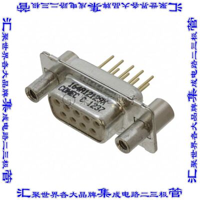 164A12129X 连接器9POS插座母插口2排D-Sub通孔