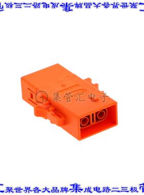 ATHP062S25EL-S1 矩形连接器2(电源)插头母插口橙色锡自由悬挂