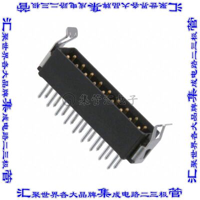 M80-8531842 针座连接器18POS接头2排2mm公形插针通孔直针镀金