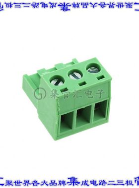 OSTTJ035153 端子块连接器3POS插头母插口5.08mm绿色自由悬挂
