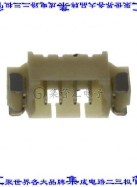 1734261-4 针座连接器4POS接头1.25mm公形插针表贴SMD锡