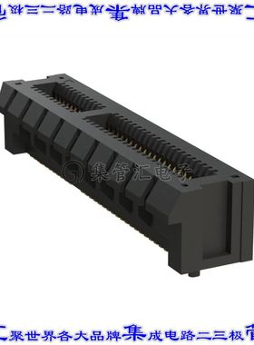 PCIE-LP-04-01-S-DV-A-K-TR 卡边缘连接器64POS母头2排1mm黑色镀