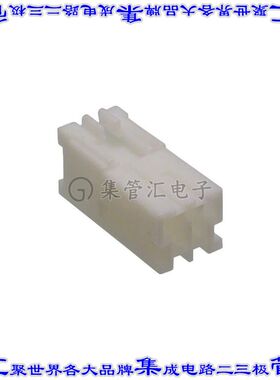 316086-1 矩形连接器外壳2POS插座2.5mm公形引脚天然色自由悬挂