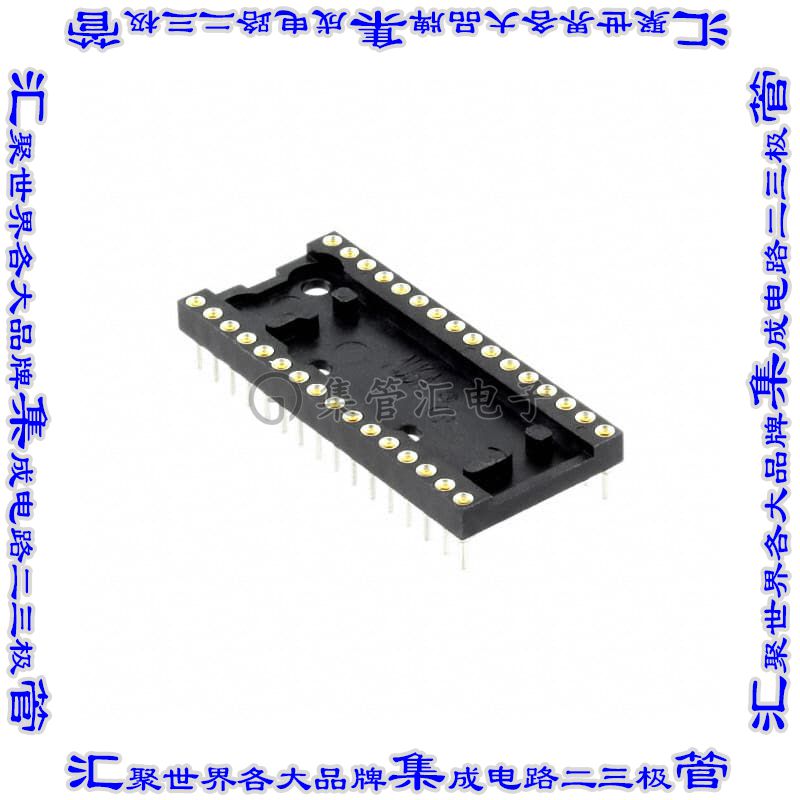 3-1571550-0 连接器IC插座DIP 15.24mm插口32(2 x 16)位置镀金通