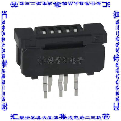 SLW5S-1C7LF 连接器5POS FFC/FPC 1mm触头垂直单侧通孔