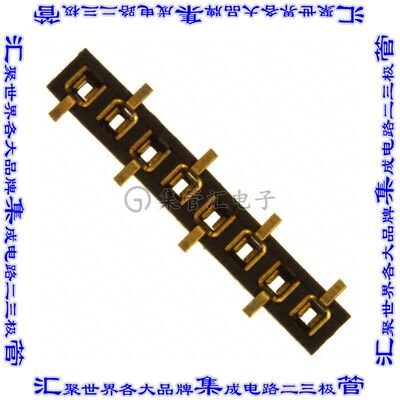 NPPN081BFLC-RC 针座连接器8POS插座2mm母形插口表贴SMD镀金