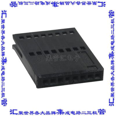 487544-5 接插件连接器CONN FFC RCPT HSG 8POS 1.27MM