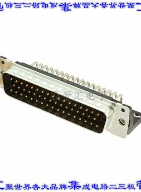 9665626816 09665626816连接器50POS插头公引脚3排D-Sub通孔直角