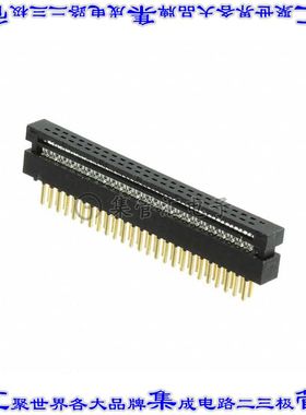 M50-3802542 连接器50POS带状电缆DIP针座2排0.64mm通孔IDC30AWG