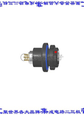 GK6N0P-P06U230-0000 圆形连接器6POS插座母插口焊接镀金面板安装