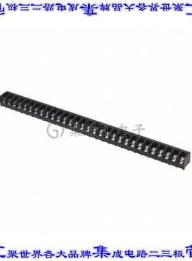 1546817-2 端子块连接器30电路隔板接线座9.53mm螺钉带紧固板