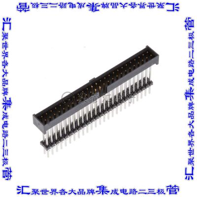 ZLTMM-125-71-L-D-625 针座连接器50POS抬升式2排2mm公形插针通孔