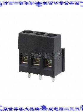 796682-3 线对板连接器3POS接线端子5mm通孔水平带板