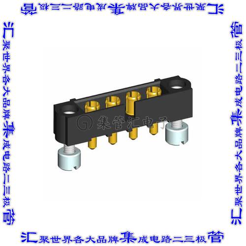 M80-5000000M3-04-331-00-000 针座连接器4POS接头4mm公形插针通