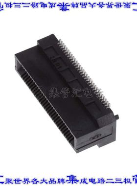 MEC6-130-02-L-DV-A-K-TR 卡边缘连接器60POS母头2排0.64mm黑色镀