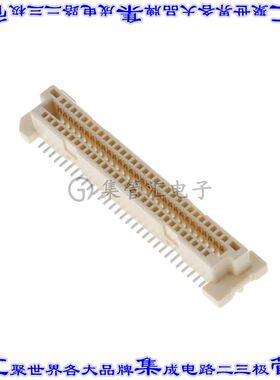 G832MB030601322HR 板对板连接器60POS插座中央带触点2排0.8mm表