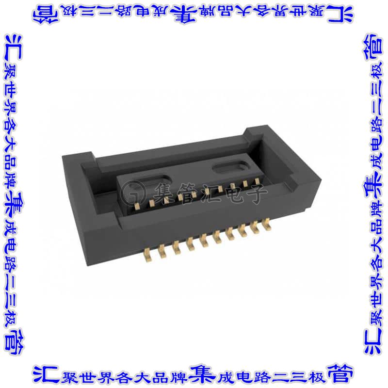 10164227-0201A1RLF 板对板连接器20POS插座中央带触点2排0.4mm表