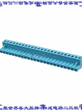 TBP01P1-508-24BE 端子块连接器24POS插头母插口5.08mm蓝色自由悬