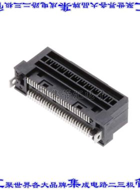 2327679-3 卡边缘连接器56POS母头2排0.6mm黑色镀金