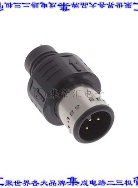 APPM-A05MAPAN-AS1 圆形连接器5POS插座公形引脚焊杯镀金自由悬挂