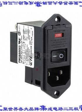 1-6609940-0 电源接入连接器3POS插座公插片模块IEC320-C14面板安