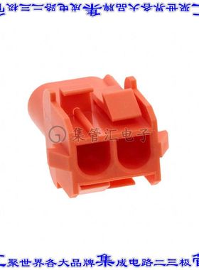 1-350778-3 矩形连接器外壳2POS插座6.35mm公形引脚橙色面板安装