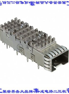 2007277-1 插拔式连接器机架SFP+通孔直角压配