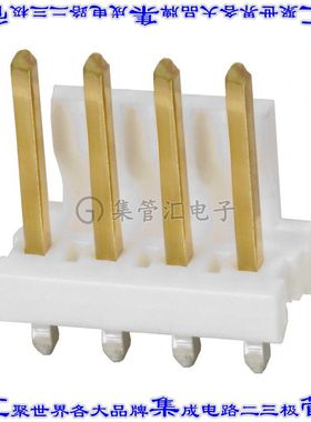 3-641209-4 针座连接器4POS接头3.96mm公形插针通孔直针镀金