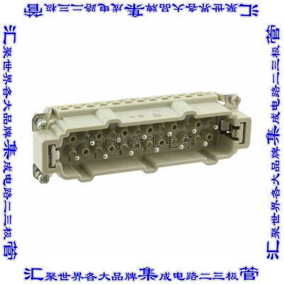 9340102601 09340102601连接器10+2+接地插件公头螺钉