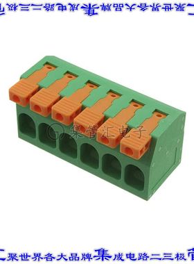 EB171A-06-H 线对板连接器6POS接线端子1mm通孔水平带板