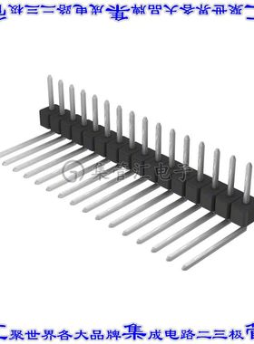 PEC16SBDN 针座连接器16POS分离式2.54mm公形插针通孔直角锡