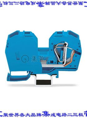 285-634 端子块连接器2POS馈通式16.0mm蓝色2-10AWG