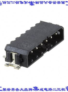 1778816 端子块连接器7POS接头公引脚带罩2.5mm黑色90DEG表贴SMD