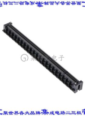 PCIE-LP-16-01-S-DV-A-WT 卡边缘连接器164POS母头2排1mm黑色镀金