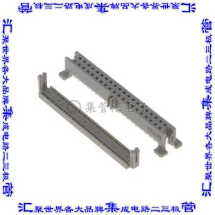 45140-020030 矩形连接器40POS插座2排1.27mm母插口IDC镀金自由悬